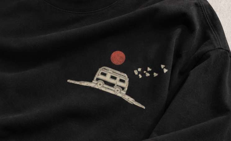 Unisex Oversized: Peace in silence