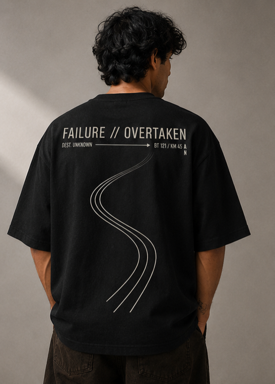 Unisex Oversized: Failure overtaken